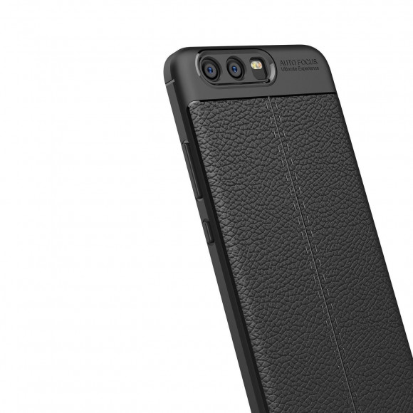 Чехол-накладка Litchi Grain для Huawei P10 Plus (черный) Чехол-накладка Litchi Grain для Huawei P10 Plus (черный)