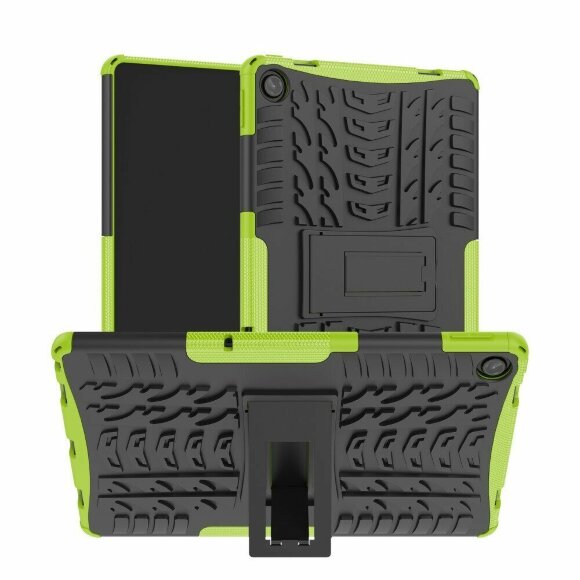 Чехол Hybrid Armor для Lenovo Tab M10 Plus (Gen 3) / Lenovo Xiaoxin Pad 2022 (черный + зеленый)