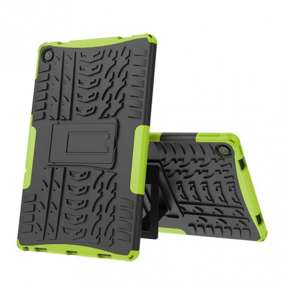 Чехол Hybrid Armor для Lenovo Tab M10 Plus (Gen 3) / Lenovo Xiaoxin Pad 2022 (черный + зеленый) Чехол Hybrid Armor для Lenovo Tab M10 Plus (Gen 3) / Lenovo Xiaoxin Pad 2022 (черный + зеленый)