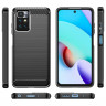 Чехол-накладка Carbon Fibre для Xiaomi Redmi 10 / Redmi 10 2022 (черный)