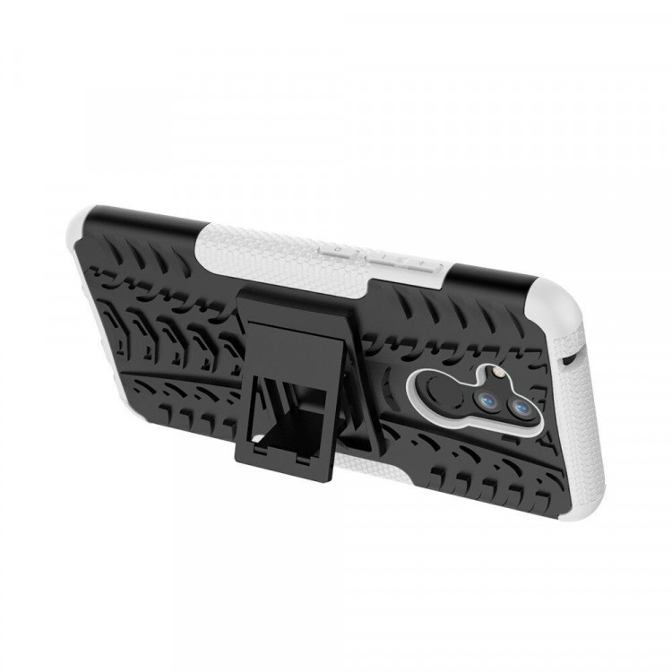 Чехол Hybrid Armor для Huawei Mate 20 Lite (черный + белый)