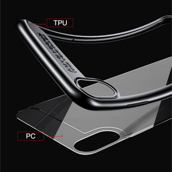 Чехол-накладка Baseus Protective для iPhone X / ХS (красный)