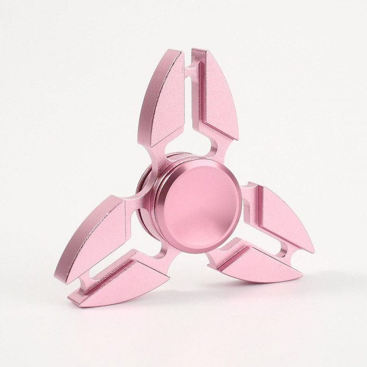 Алюминиевый спиннер Tri-Spinner (розовое золото)