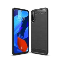 Чехол-накладка Carbon Fibre для Huawei Nova 5 / Nova 5 Pro (черный) Чехол-накладка Carbon Fibre для Huawei Nova 5 / Nova 5 Pro (черный)