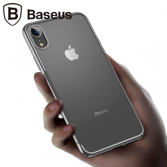 Чехол Baseus Shining Series для iPhone XR (серебряный) Чехол Baseus Shining Series для iPhone XR (серебряный)