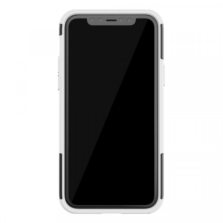 Чехол Hybrid Armor для iPhone 11 Pro (черный + белый)