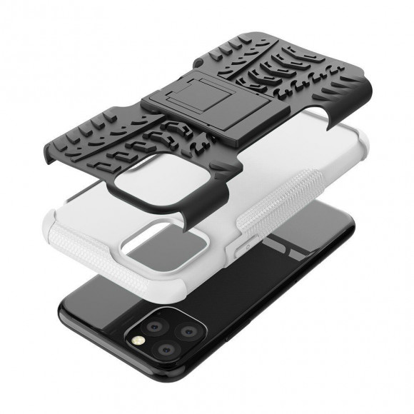 Чехол Hybrid Armor для iPhone 11 Pro (черный + белый) Чехол Hybrid Armor для iPhone 11 Pro (черный + белый)