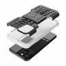 Чехол Hybrid Armor для iPhone 11 Pro (черный + белый)