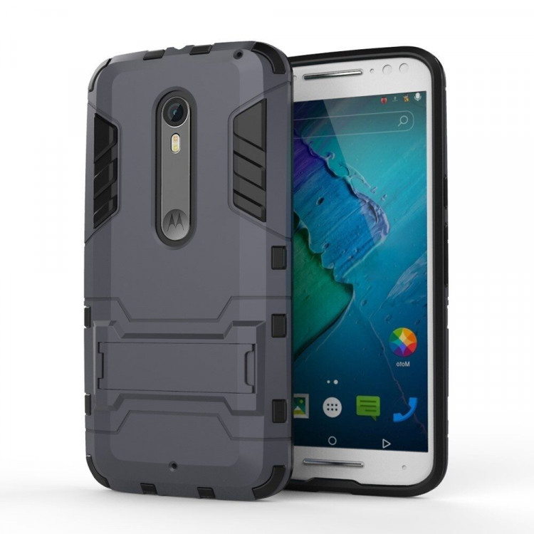 Чехол Duty Armor для Motorola Moto X Style (темно-серый)