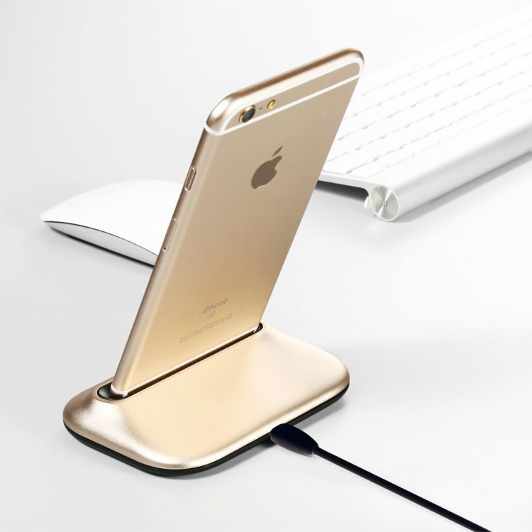 Док-станция Baseus для iPhone 8 / 8 Plus / 7 / 7 Plus / 6 / 6S / 6 Plus / 6S Plus (золотой)