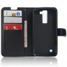 Чехол с визитницей для LG K8 K350E (черный)