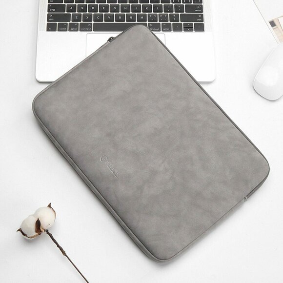 Чехол с молнией TAIKESEN для ноутбука и Macbook 13,3 дюйма (серый) Чехол с молнией TAIKESEN для ноутбука и Macbook 13,3 дюйма (серый)