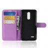Чехол с визитницей для LG K10 (2018) / LG K30 (фиолетовый)