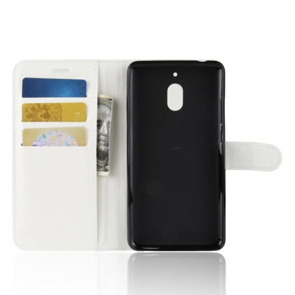 Чехол с визитницей для Nokia 2.1 (белый) Чехол с визитницей для Nokia 2.1 (белый)