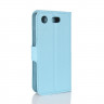 Чехол с визитницей для Sony Xperia XZ1 Compact (голубой)