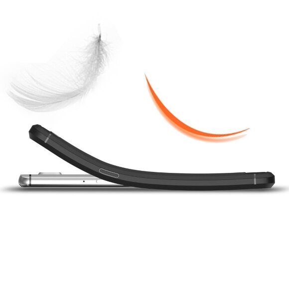 Чехол-накладка Carbon Fibre для OnePlus 3 / OnePlus 3T (серый)