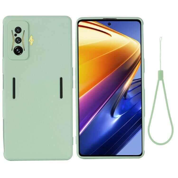 Силиконовый чехол Mobile Shell для Xiaomi Poco F4 GT (зеленый)