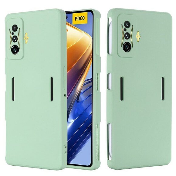 Силиконовый чехол Mobile Shell для Xiaomi Poco F4 GT (зеленый)