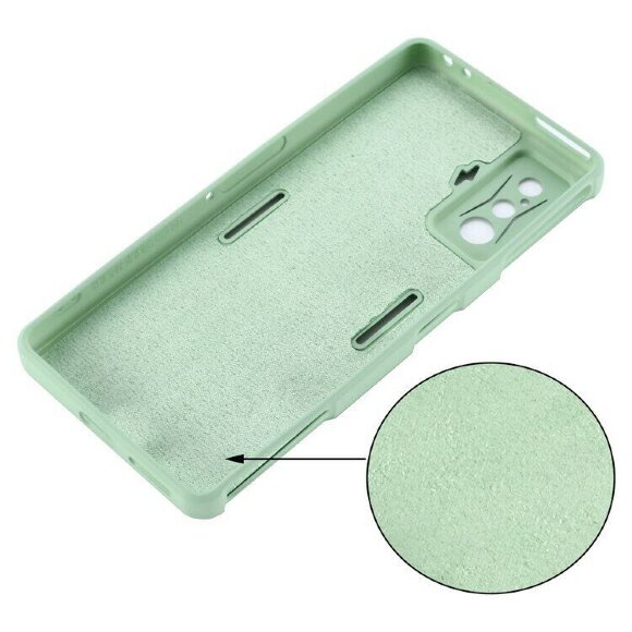 Силиконовый чехол Mobile Shell для Xiaomi Poco F4 GT (зеленый)