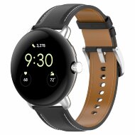 Кожаный ремешок для Google Pixel Watch (черный) Кожаный ремешок для Google Pixel Watch (черный)