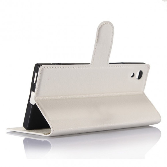 Чехол с визитницей для Sony Xperia XA1 (белый)