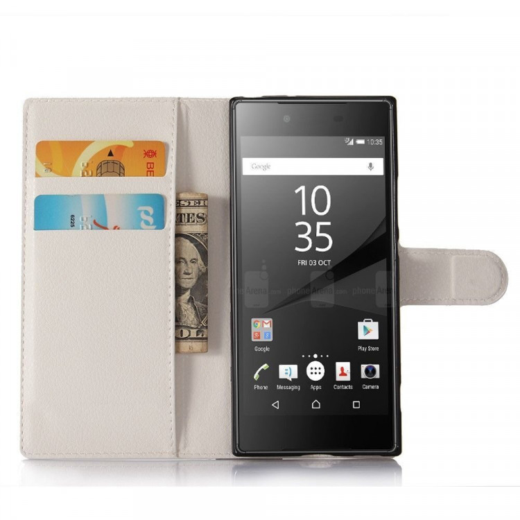 Чехол с визитницей для Sony Xperia XA1 (белый)