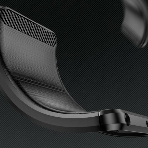 Чехол-накладка Carbon Fibre для iPhone 14 (черный) Чехол-накладка Carbon Fibre для iPhone 14 (черный)