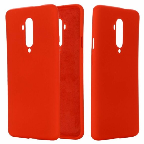 Силиконовый чехол Mobile Shell для OnePlus 7T Pro (красный)