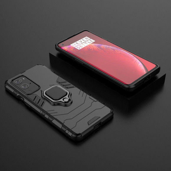 Чехол Armor Ring Holder для OnePlus 9 Pro (черный)