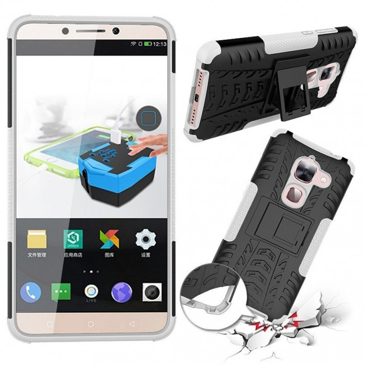 Чехол Hybrid Armor для LeEco Le Max2 (черный + белый)