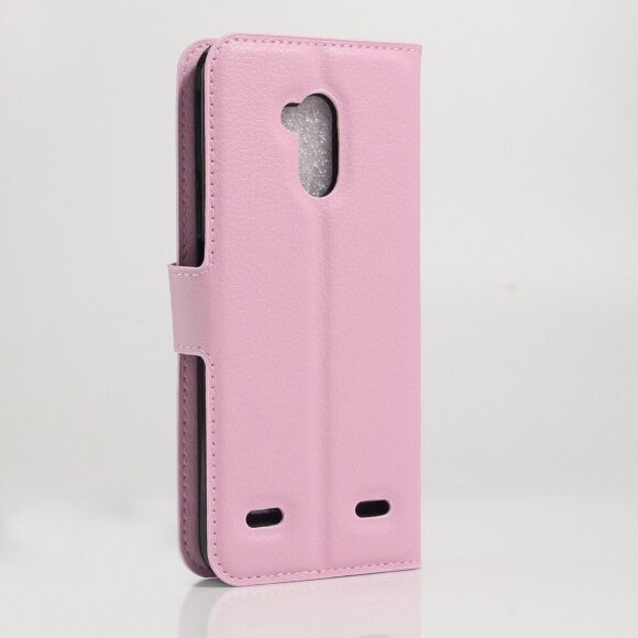 Чехол с визитницей для ZTE Blade V7 Lite (розовый)
