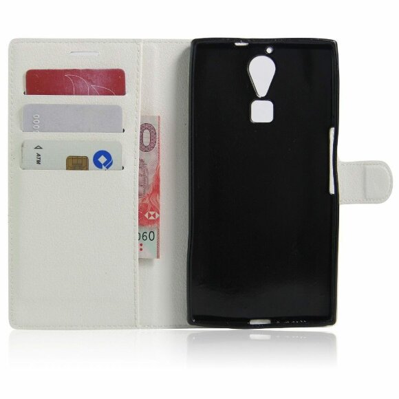 Чехол с визитницей для DOOGEE F5 / F5 Pro (белый)