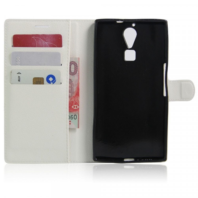 Чехол с визитницей для DOOGEE F5 / F5 Pro (белый)