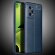 Чехол-накладка Litchi Grain для Realme GT2 Pro (темно-синий)