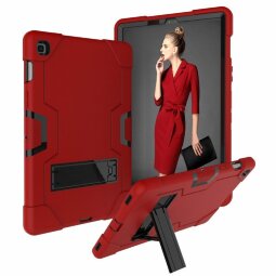 Гибридный TPU чехол для Samsung Galaxy Tab S5e SM-T720 / SM-T725 (красный + черный)