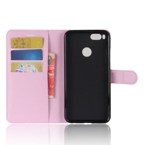 Чехол с визитницей для Xiaomi Mi 5X / Mi A1 (розовый)