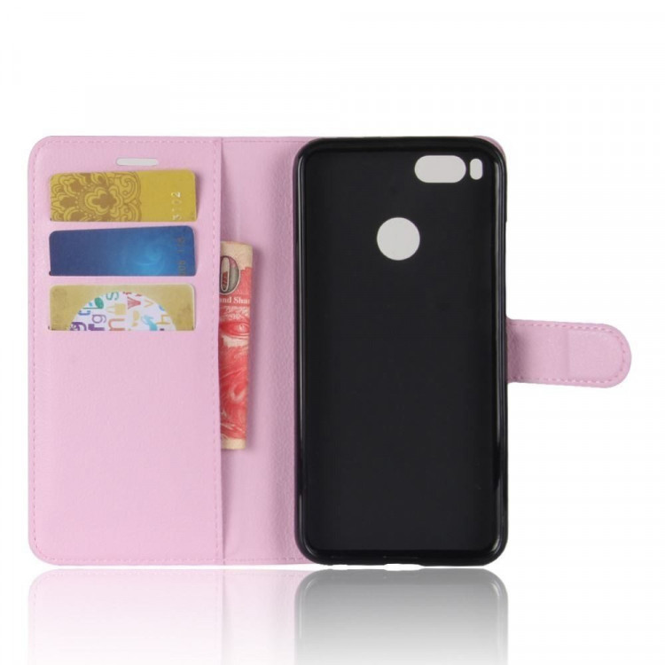 Чехол с визитницей для Xiaomi Mi 5X / Mi A1 (розовый)