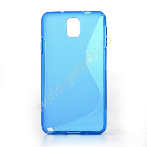 Нескользящий чехол для Samsung Galaxy Note 3 / N9000 (голубой)