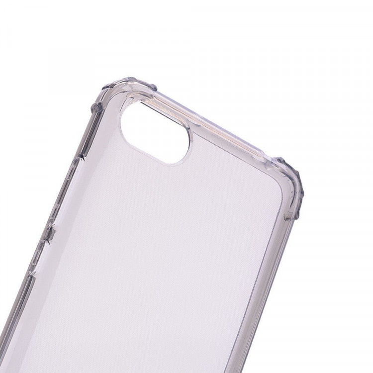 Силиконовый чехол с усиленными бортиками для Xiaomi Redmi 6A (черный)