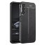 Чехол-накладка Litchi Grain для Samsung Galaxy A14 (черный)