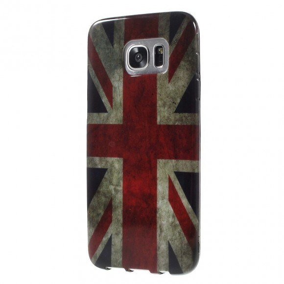 Чехол для Samsung Galaxy S7 Edge (Винтажный флаг Великобритании)