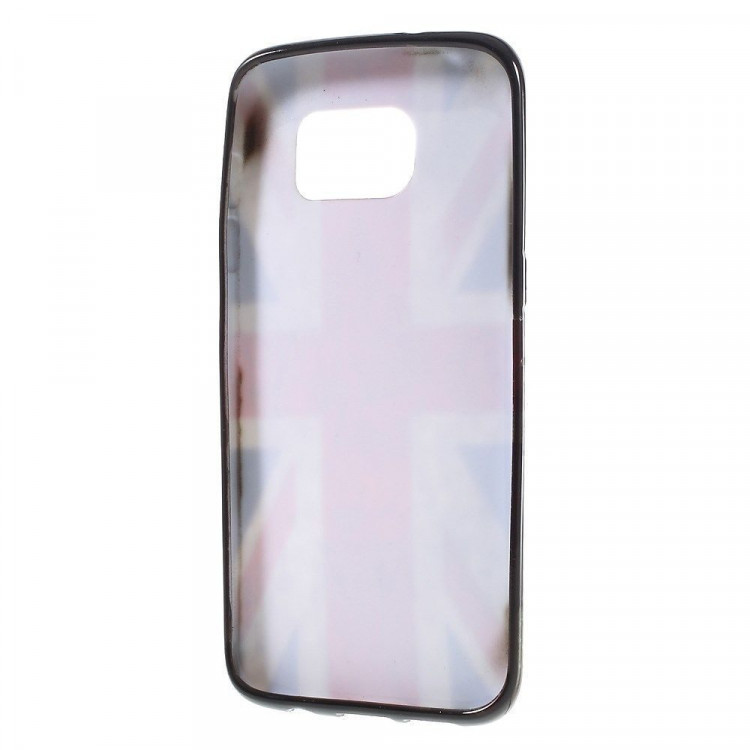 Чехол для Samsung Galaxy S7 Edge (Винтажный флаг Великобритании)