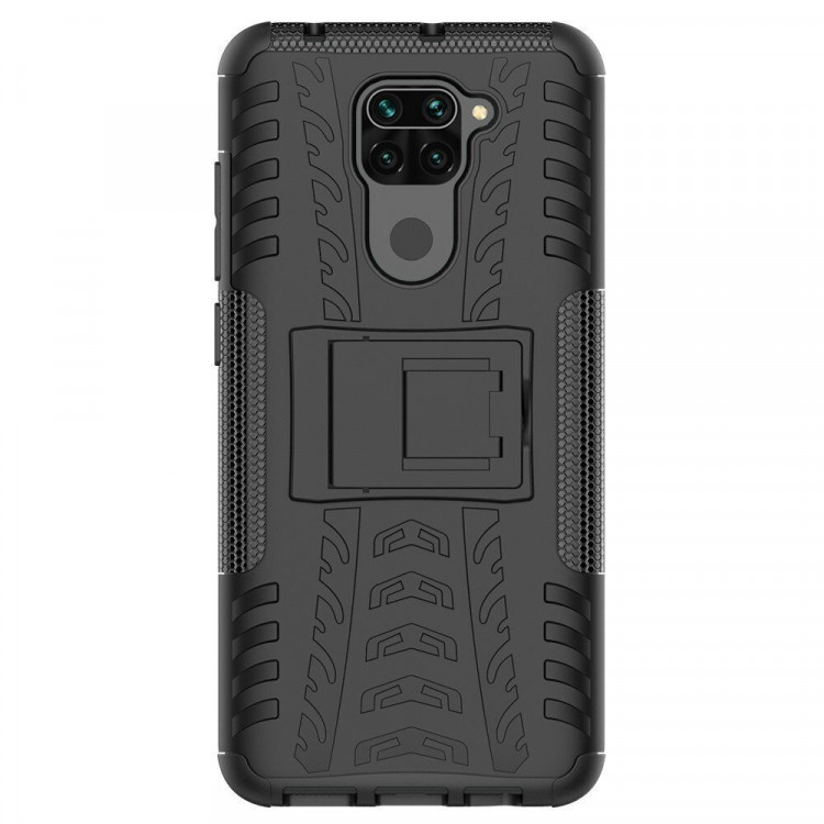 Чехол Hybrid Armor для Xiaomi Redmi Note 9 (черный)