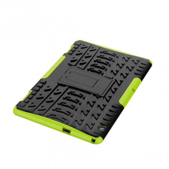 Чехол Hybrid Armor для Huawei MediaPad T5 10 (черный + зеленый)