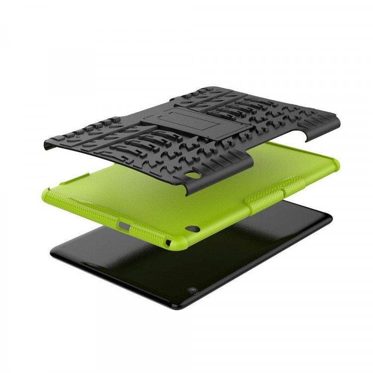 Чехол Hybrid Armor для Huawei MediaPad T5 10 (черный + зеленый)