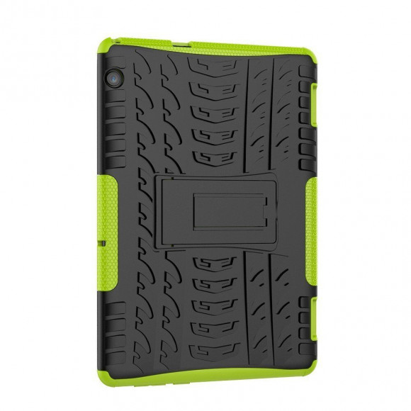 Чехол Hybrid Armor для Huawei MediaPad T5 10 (черный + зеленый)