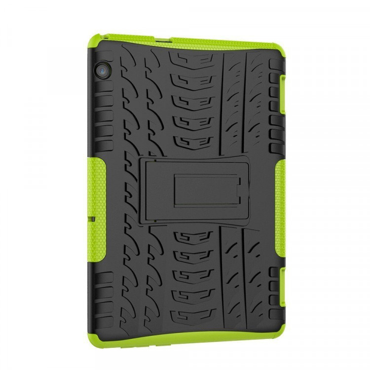 Чехол Hybrid Armor для Huawei MediaPad T5 10 (черный + зеленый)
