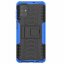 Чехол Hybrid Armor для Samsung Galaxy M51 (черный + голубой)