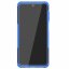 Чехол Hybrid Armor для Samsung Galaxy M51 (черный + голубой)