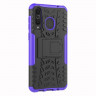 Чехол Hybrid Armor для Samsung Galaxy A8s (черный + фиолетовый)